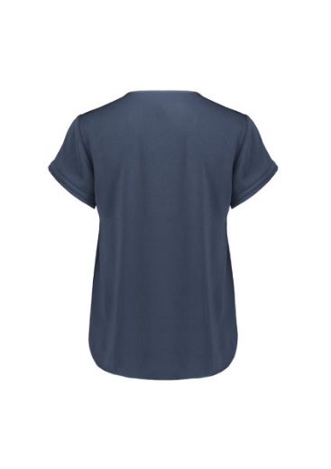 Picture of Biz Corporates Ladies Evelyn Short Key Hole Blouse